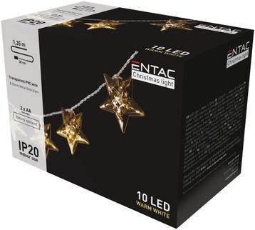 Entac Kerstverlichting LED Kerststerren Goud - 1.65m - 10 beschikbaar voor biedingen