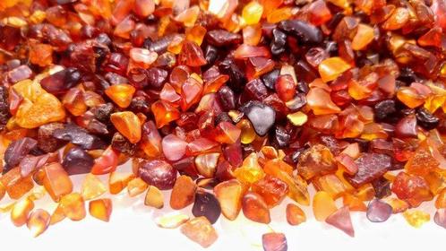 Amber Baltische ruwe ruwe vorm - semi gepolijste stenen -, Verzamelen, Mineralen en Fossielen