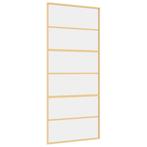 Schuifdeur 90cm Goud | Helder Glas | Retourdeal, Doe-het-zelf en Verbouw, Deuren en Horren, 80 tot 100 cm, Binnendeur, Nieuw, Ophalen of Verzenden