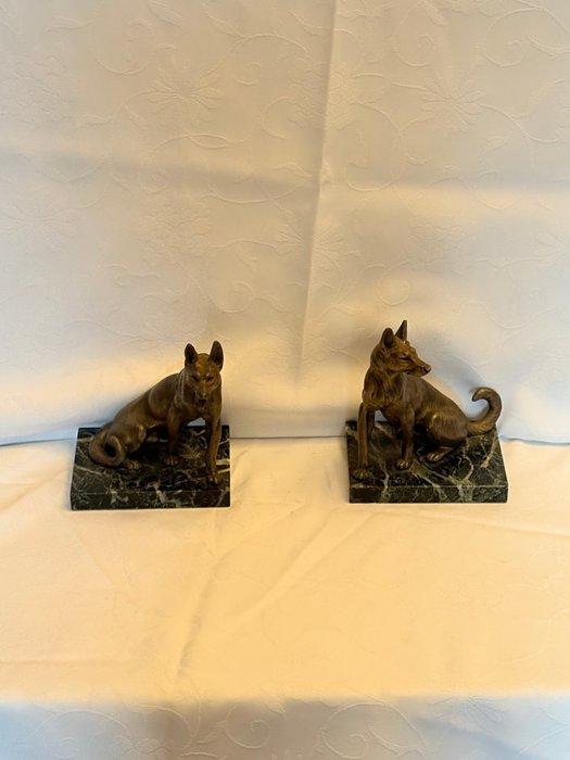 Boekensteunen - Zamak - Art Deco, Antiek en Kunst, Kunst | Designobjecten