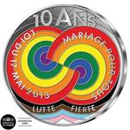 Officiële 10 euro Huwelijksmunt 2023 Pride, Postzegels en Munten, Verzenden