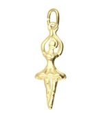 Gouden Balletdanseres 2 ketting hanger, Verzenden, Nieuw