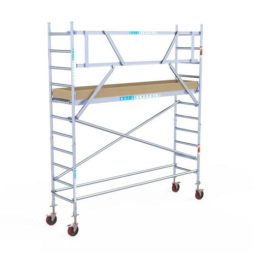 Euroscaffold basic rolsteiger 75 x 4,2m werkhoogte, Doe-het-zelf en Verbouw, Steigers, Rolsteiger of Kamersteiger, Nieuw, 2 tot 5 meter