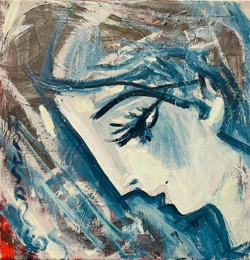 Hrasarkos (1975) - Portrait, Antiek en Kunst, Kunst | Schilderijen | Klassiek