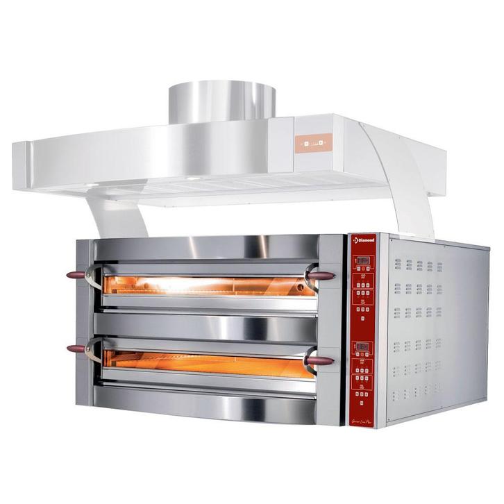 Diamond Pizza Oven | 2x 6 Pizzas Ø 350mm | 1550x1100x780mm, Zakelijke goederen, Horeca | Keukenapparatuur, Nieuw in verpakking