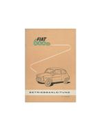 1961 FIAT 600 D INSTRUCTIEBOEKJE DUITS, Auto diversen, Handleidingen en Instructieboekjes