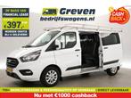Ford Transit Custom 340 2.0 TDCI L2H1 DC Automaat Airco Cam, Auto's, Bestelauto's, Automaat, Wit, Diesel, Nieuw