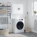 vidaXL Wandkast 60x31x60 cm bewerkt hout hoogglans wit, Verzenden, Nieuw