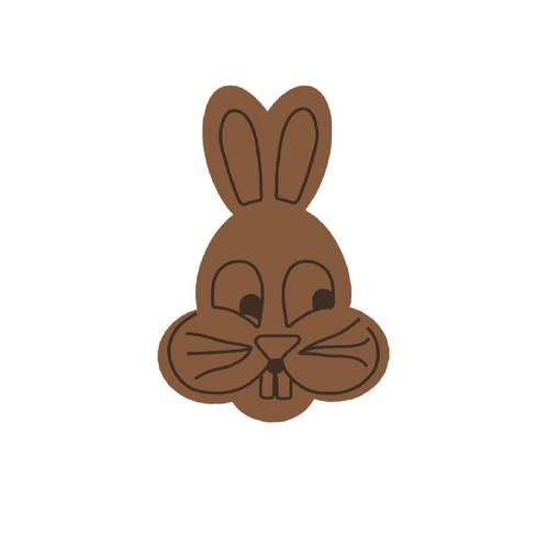 Chocoladedecoratie Paashaas Bruin 140 stuks, Hobby en Vrije tijd, Taarten en Cupcakes maken, Nieuw, Verzenden