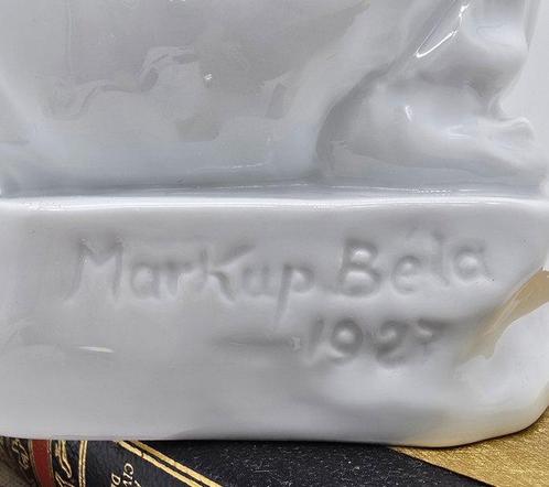 Herend - Beeld, Bèla Markup ( 1873-1945 ) Orso Polare - 19.5, Antiek en Kunst, Antiek | Glas en Kristal