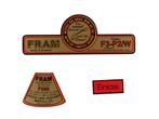 Fram oliefilter stickerset. Porsche 356 / 356A / 356B / 356C, Auto-onderdelen, Verzenden, Nieuw