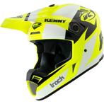 Crosshelm Kenny Track -Fluo Geel / Wit - MAAT L, Verzenden, Nieuw met kaartje, Offroadhelm, Overige merken