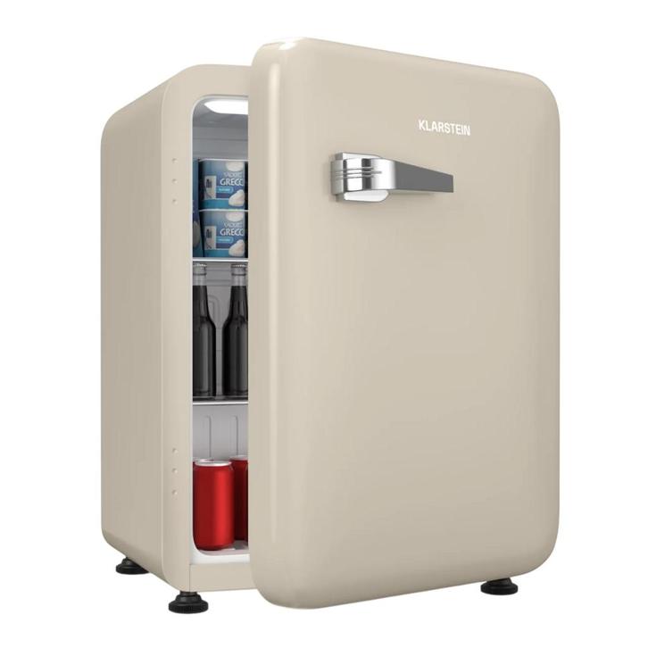Audrey Koelkast Koeler Drankenkoelkast Mini Retro 68L Creme, Witgoed en Apparatuur, Koelkasten en IJskasten, Minder dan 75 liter