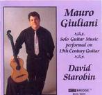 cd - David Starobin - Solo Guitar Music Performed On 19th..., Verzenden, Zo goed als nieuw