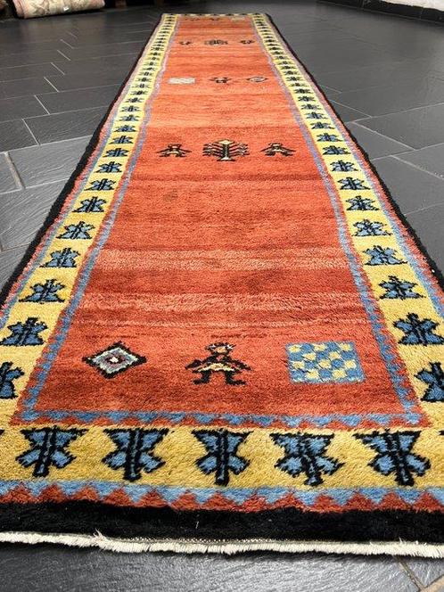 Gabbeh - Vloerkleed - 400 cm - 85 cm, Huis en Inrichting, Stoffering | Tapijten en Kleden
