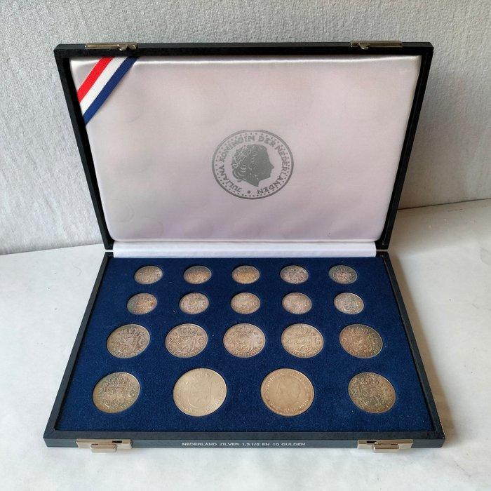Nederland. Zilverschat van Juliana; Komplete zilveren, Postzegels en Munten, Munten | Nederland