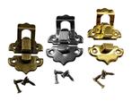 Set van 30 kleine metalen retro kistslotjes (kleur: goud), Ophalen of Verzenden, Nieuw