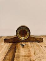 Tafelklok - Art Deco Hout, Messing - 1920-1930 - Art-deco