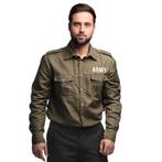 Leger Overhemd Army, Kleding | Heren, Nieuw, Verzenden