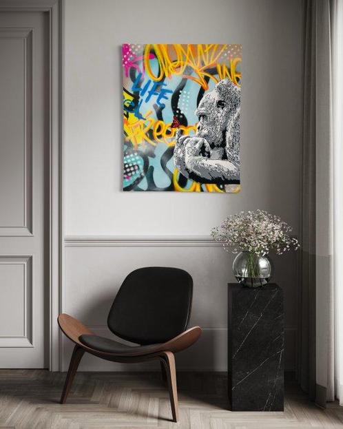 Sinao (1981) - Curiosity [100% handmade], Antiek en Kunst, Kunst | Schilderijen | Modern