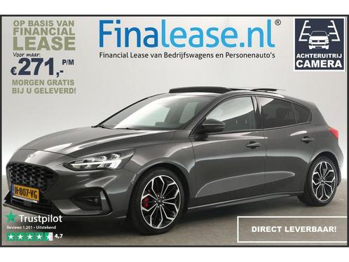 Ford Focus 1.0 EcoBoost ST Line Marge Pano Cam LED €276pm, Auto's, Ford, Lease, Handgeschakeld, Overige carrosserieën, Benzine