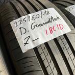 2 x Dunlop Grandtrek 225-60-18 Zomerbanden 7mm, Auto-onderdelen, Banden en Velgen, 18 inch, Gebruikt, Ophalen of Verzenden, Band(en)