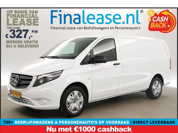 Mercedes-Benz Vito 114 CDI Lang AUT Airco Cruise Carplay Cam, Auto's, Bestelauto's, Lease, Automaat, Diesel, ABS, Achteruitrijcamera