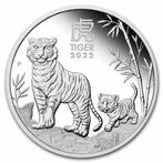 Lunar III - Year of the Tiger - 1/2 oz 2022 Proof, Postzegels en Munten, Munten | Oceanië, Verzenden, Losse munt, Zilver