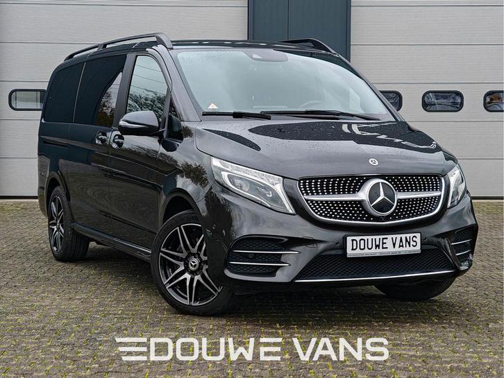 Mercedes-Benz V-Klasse V300 L2 DC 4-Matic AMG Line 360 Camer, Auto's, Bestelauto's, Onderhoudsboekje, Lease, Zwart, Automaat, Overige kleuren