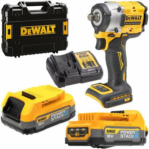 DeWALT DCF921E2T 18V XR Accu Slagmoersleutel set (2x Powerst, Doe-het-zelf en Verbouw, Overige Doe-het-zelf en Verbouw, Nieuw