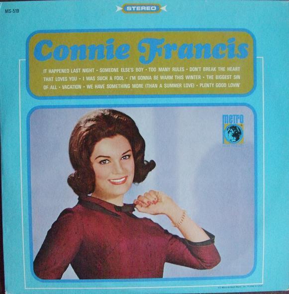 LP gebruikt - Connie Francis - Connie Francis, Cd's en Dvd's, Vinyl | Pop, Zo goed als nieuw, Verzenden