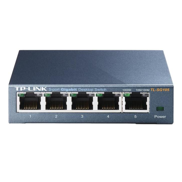 Nieuwe TP-Link TL-SG105 met garantie, Computers en Software, Netwerk switches, Nieuw, Ophalen of Verzenden