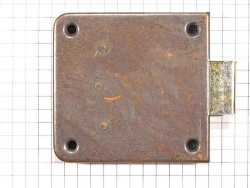 Opdekslot verbronsd penmaat 40 mm, Doe-het-zelf en Verbouw, Hang- en Sluitwerk, Nieuw, Ophalen of Verzenden