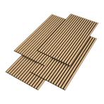 [NEU.HOLZ] Akoestisch Wandpaneel Vang set van 4 mdf 2,88 m², Doe-het-zelf en Verbouw, Verzenden, Nieuw