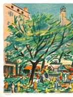 Robert Savary (1920-2000) - Paysage de Provence, le village