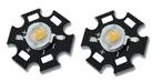 3W warm wit power led 110&deg; - 2 stuks, Nieuw, Verzenden