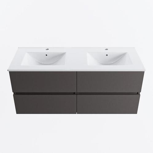 MONDIAZ VICA 120cm badmeubel onderkast Dark Grey 4 lades., Doe-het-zelf en Verbouw, Sanitair, Bad, Nieuw, Ophalen of Verzenden