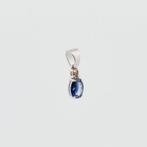 Zonder Minimumprijs - Hanger 14 kt. - 0.41ct. tw. Saffier