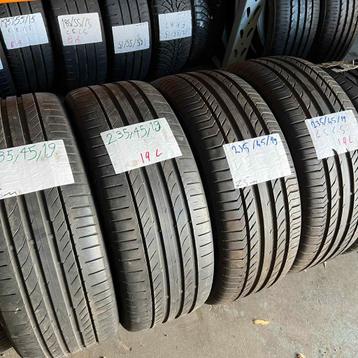 4 x Continental SportContact 5 235-45-19 Zomerbanden 7,5mm beschikbaar voor biedingen