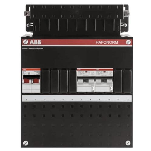 ABB busboard groepenkast 1 fase 2 aardlekautomaten 220 x 280, Doe-het-zelf en Verbouw, Elektra en Kabels, Ophalen of Verzenden