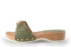 Maja Slippers in maat 38 Groen | 10% extra korting, Slippers, Verzenden, Maja, Zo goed als nieuw