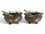 Zoutvat (4) - .800 zilver, .835 zilver - 800/835 Zilver, Antiek en Kunst, Antiek | Goud en Zilver