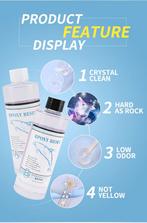 Epoxy giethars a en b 1:1  500+500ml clear resin crystal art, Hobby en Vrije tijd, Knutselen, Ophalen of Verzenden, Nieuw