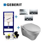 Up100 Toiletset 38 Gustavsberg Saval Met Bril En Drukplaat, Ophalen of Verzenden, Nieuw