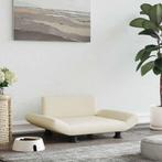 vidaXL Hondenmand 70x45x28 cm kunstleer crèmekleurig, Dieren en Toebehoren, Verzenden, Nieuw