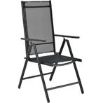 Aluminum tuinset - Milano - 9-delig - Donkergrijs, Tuin en Terras, Verzenden, Nieuw