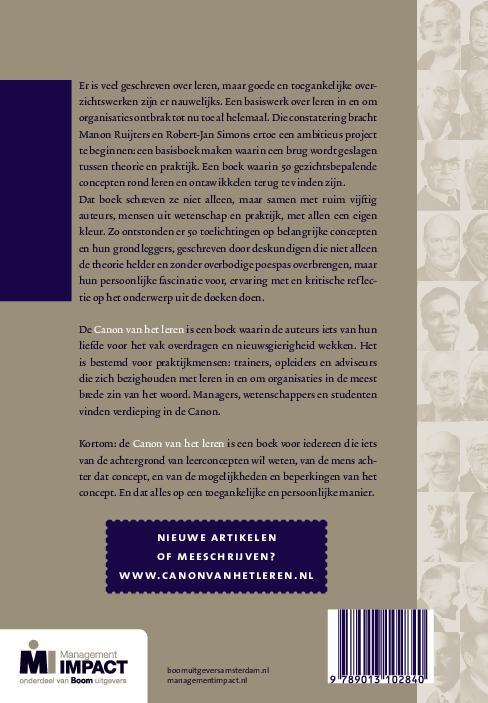 Canon van het leren 9789013102840, Boeken, Studieboeken en Cursussen, Zo goed als nieuw, Verzenden