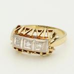 Ring - 14 karaat Geel goud Diamant (Natuurlijk), Nieuw