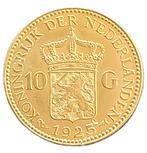 Gouden 10 gulden Wilhelmina 1925a, Postzegels en Munten, Munten | Nederland, Verzenden, Goud, Koningin Wilhelmina, Losse munt