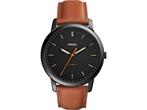Fossil The Minimalist FS5305 Herenhorloge 44 mm - Zwart, Huis en Inrichting, Woonaccessoires | Overige, Verzenden, Zo goed als nieuw